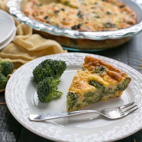 How many carbs are in quiche broccoli & cheddar slc=1/6 - calories, carbs, nutrition