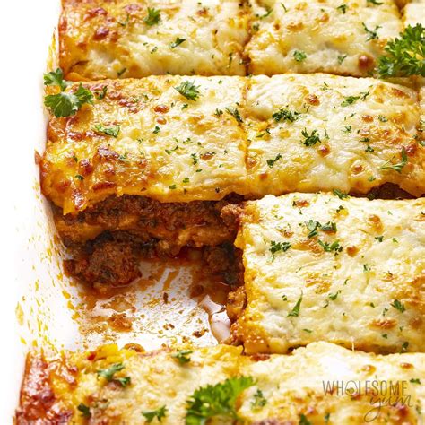 How many carbs are in lasagna beef & mushroom blend slc=4x8 - calories, carbs, nutrition