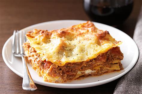 How many protein are in lasagna beef & mushroom blend slc=4x8 - calories, carbs, nutrition