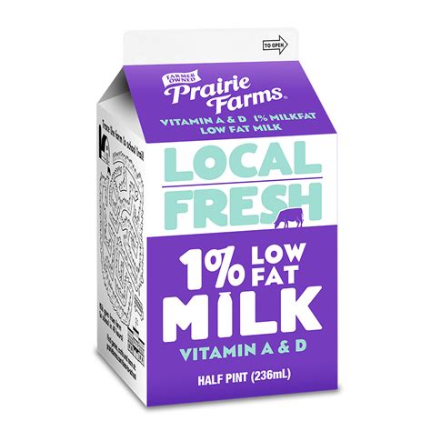 1% Lowfat Milk - calories, carbs, nutrition