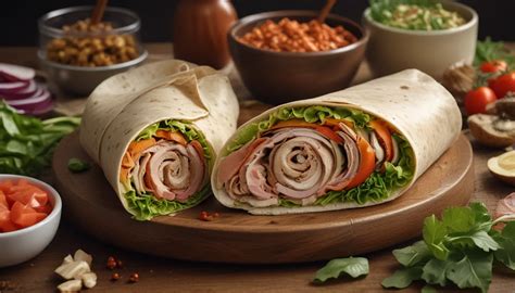 1 Turkey Wrap - calories, carbs, nutrition