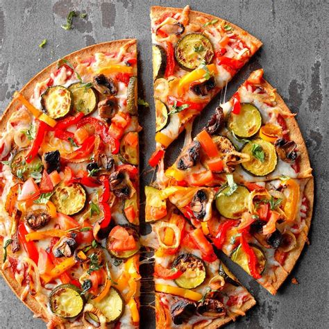 10" Stone Baked Char Grilled Vegetable Pizza - calories, carbs, nutrition