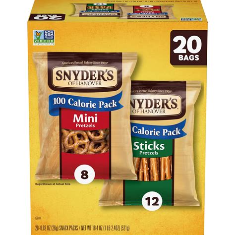 100 Calorie Packs Mini - calories, carbs, nutrition