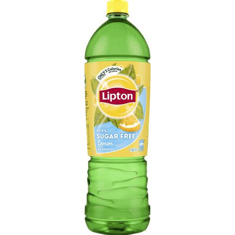 100% Natural Lipton Iced Green Tea with Lemon, Bottle, 20oz - calories, carbs, nutrition