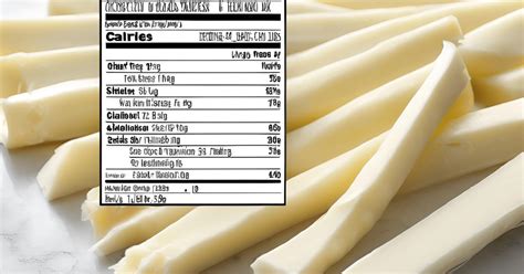 100% Natural String Cheese - calories, carbs, nutrition