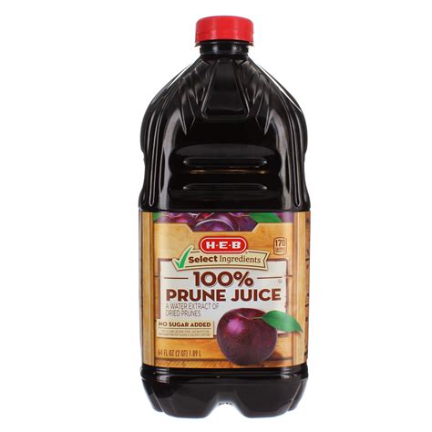 100% Prune Juice - calories, carbs, nutrition