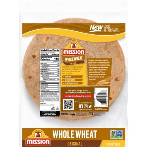 100% Whole Wheat Tortillas - calories, carbs, nutrition