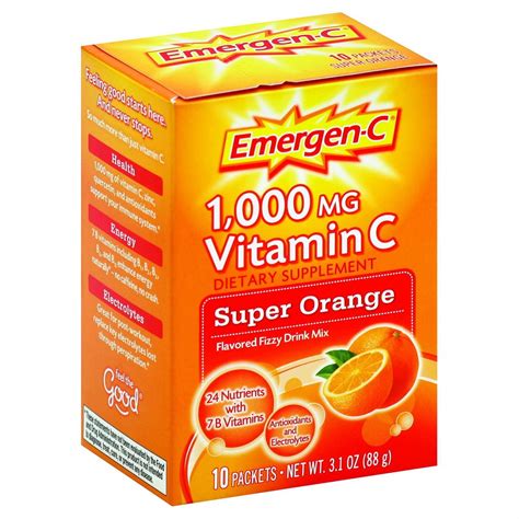1000 Mg Vitamin C - Super Orange - calories, carbs, nutrition