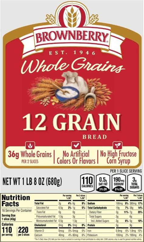 12" wheat bread (66854.1) - calories, carbs, nutrition