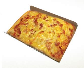 14" Stone Baked Ham and Pineapple Pizza Slice - calories, carbs, nutrition