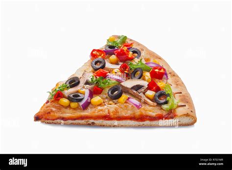 14" Vegetable Pizza Slice and Fries - calories, carbs, nutrition