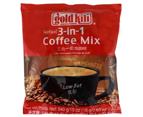 3-In-1 Low Fat Coffee - calories, carbs, nutrition