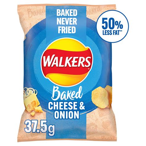 37.5g Cheese & Onion Crisps - calories, carbs, nutrition