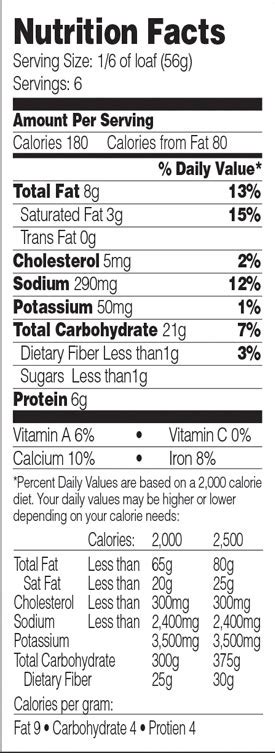 5 Cheese Garlic Bread - calories, carbs, nutrition