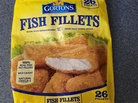 6 Crunchy Breaded Fish Fillets - calories, carbs, nutrition