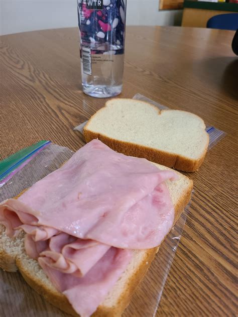 6" Ham Sandwich, no Cheese - calories, carbs, nutrition