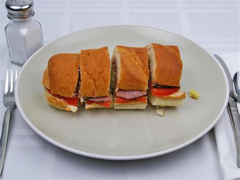 6" Roast Beef no Cheese - calories, carbs, nutrition