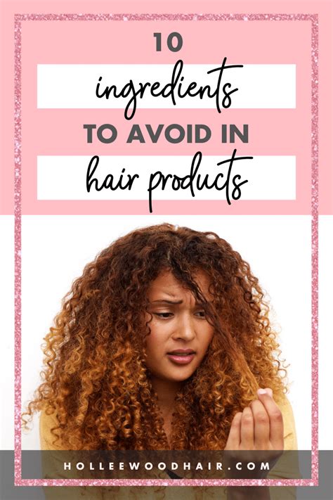 8 Hair Products to Avoid Putting in Your Hair