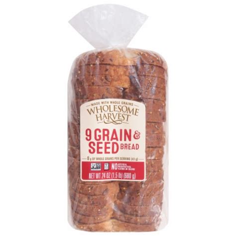 9 Grain & Seed Bread - calories, carbs, nutrition