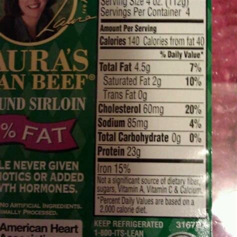 96% Lean Ground Beef - calories, carbs, nutrition