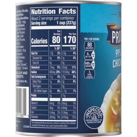 99% Fat Free Chicken Noodle Soup - calories, carbs, nutrition