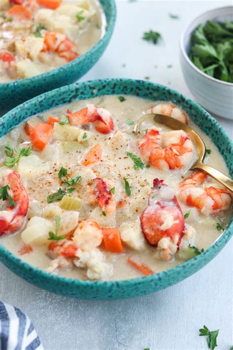 Can I use frozen seafood for the chowder?