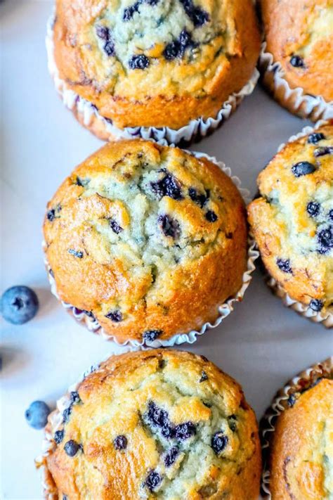 Delicious and Simple Blueberry Muffin Recipe - Easy Blueberry Muffins