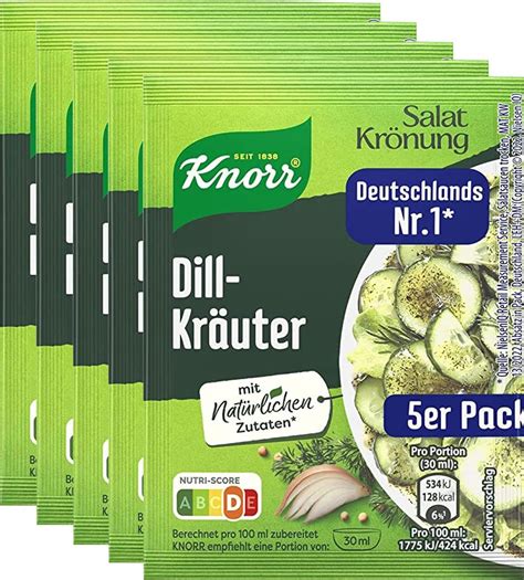 Find the Ideal Combination of Knorr Dill-Krauter for Your Cooking Delights