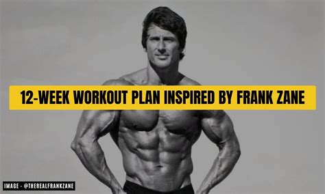 Frank Zanes Real Workout Routine & Diet Pla