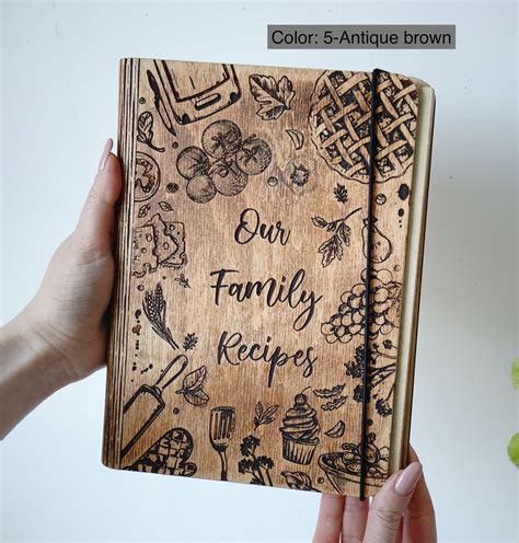 How do I protect my wood recipe book?