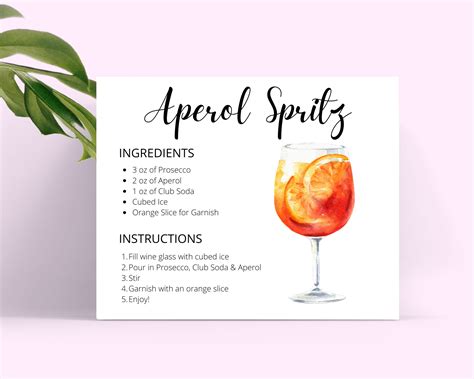 How do I use a cocktail recipe card?