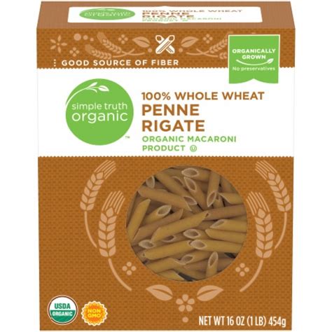 How does 100% Organic Whole Wheat Pasta fit into your Daily Goals - calories, carbs, nutrition