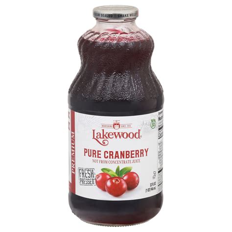 How does 100% Pure Cranberry Juice fit into your Daily Goals - calories, carbs, nutrition