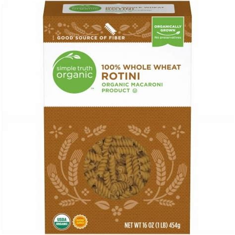 How does 100% Whole Wheat Rotini fit into your Daily Goals - calories, carbs, nutrition
