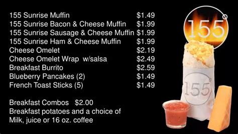 How does 155 Sunrise Muffin with Bacon & Cheese fit into your Daily Goals - calories, carbs, nutrition