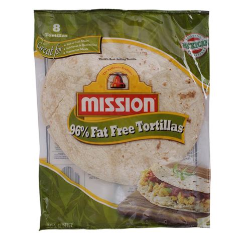 How does 96% Fat Free Tortilla fit into your Daily Goals - calories, carbs, nutrition