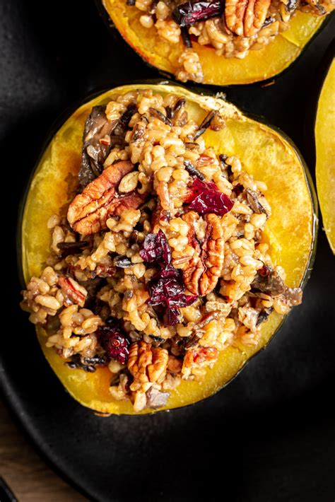 How does Acorn Squash with Peanut Rice fit into your Daily Goals - calories, carbs, nutrition