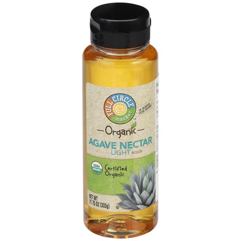 How does Agave Nectar Light 1/4 Cup fit into your Daily Goals - calories, carbs, nutrition