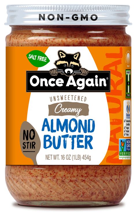 How does All Natural no Stir Almond Butter - Creamy fit into your Daily Goals - calories, carbs, nutrition