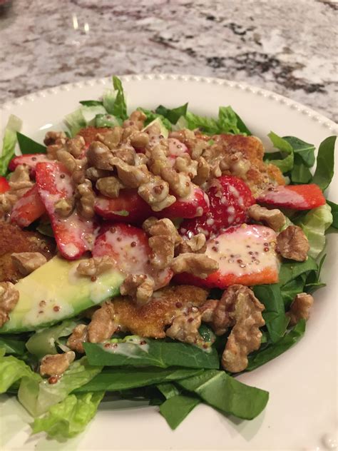 How does Almond Chicken Tender Salad fit into your Daily Goals - calories, carbs, nutrition