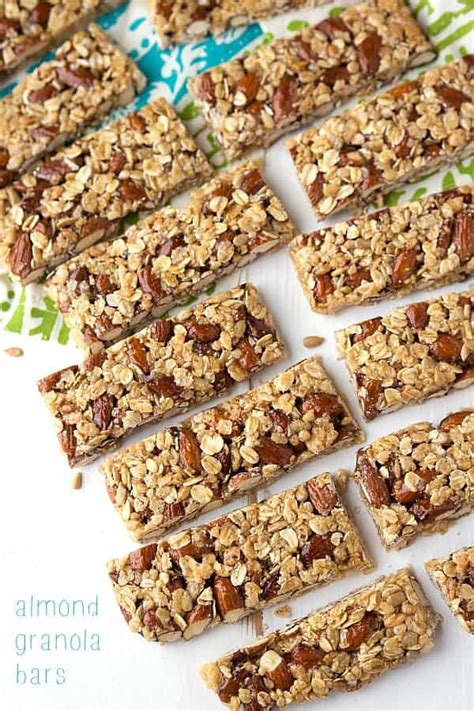 How does Almond Granola Bar fit into your Daily Goals - calories, carbs, nutrition