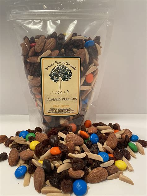 How does Almond Trail Mix fit into your Daily Goals - calories, carbs, nutrition