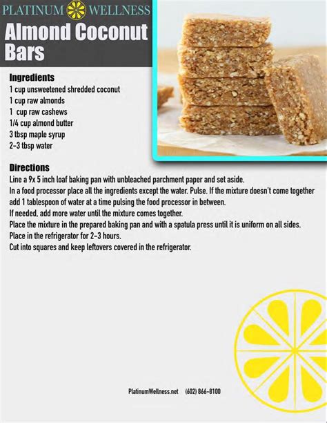 How does Almond and Coconut Bar fit into your Daily Goals - calories, carbs, nutrition