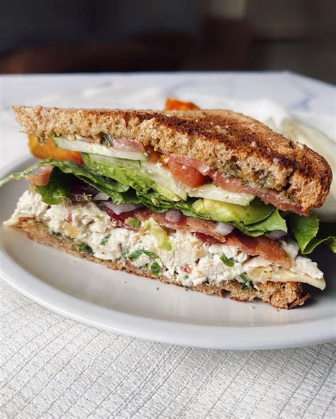 How does American Chicken Salad Sandwich fit into your Daily Goals - calories, carbs, nutrition