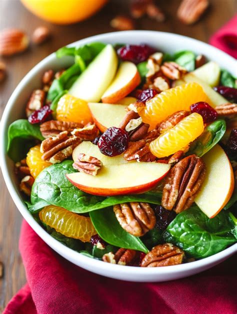 How does Apple Cranberry Spinach Salad fit into your Daily Goals - calories, carbs, nutrition