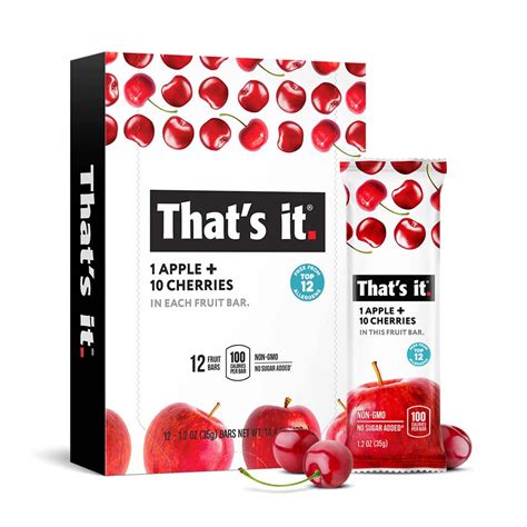 How does Apple and Cherry Fruit Bar fit into your Daily Goals - calories, carbs, nutrition
