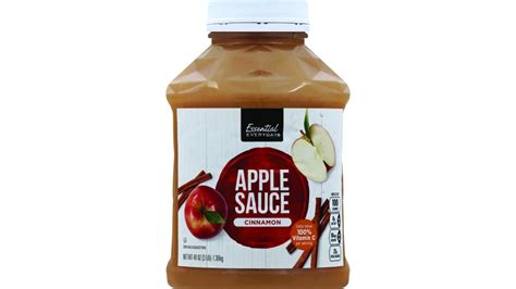 How does Applesauce - Cinnamon fit into your Daily Goals - calories, carbs, nutrition