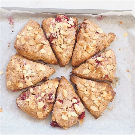 How does Apricot Raspberry Almond Scone fit into your Daily Goals - calories, carbs, nutrition