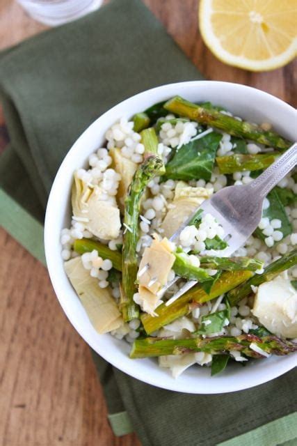 How does Artichoke Asparagus Couscous with Romano fit into your Daily Goals - calories, carbs, nutrition