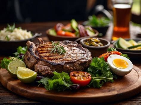 How does Asado Mixed Grill fit into your Daily Goals - calories, carbs, nutrition